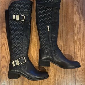 Womens Vince Camuto leather boots, sz 6